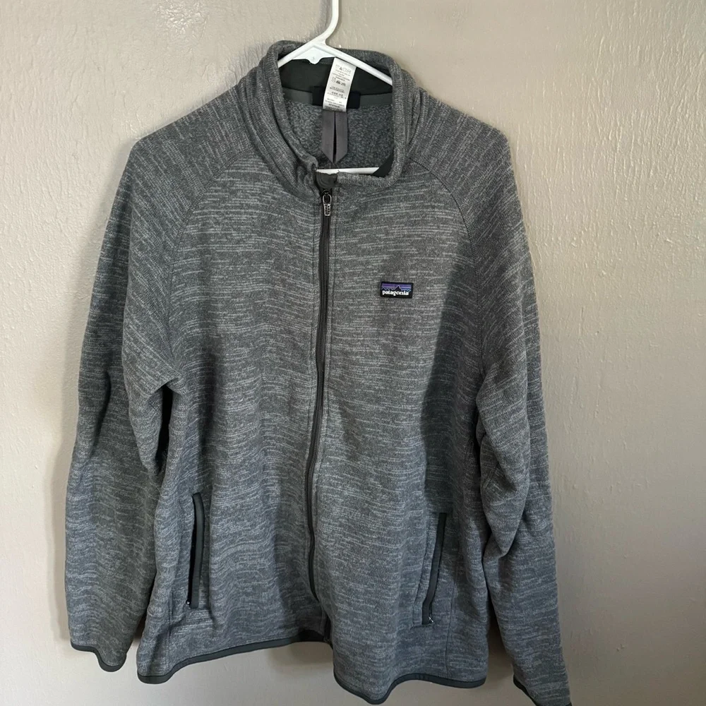 Patagonia Better Sweater Jacket Mens XXL Gray Full Zip Fleece Outdoor
